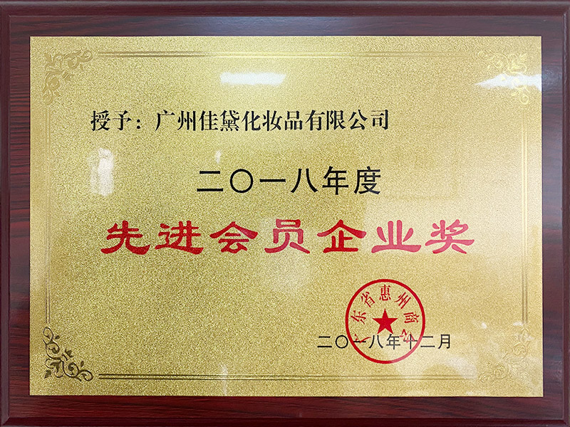 2018年度先進(jìn)會員企業(yè)獎